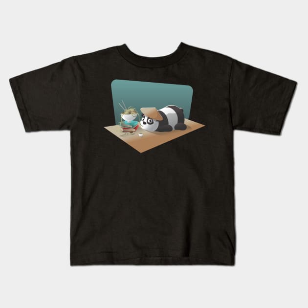 kongfu Panda Kids T-Shirt by DrDesign